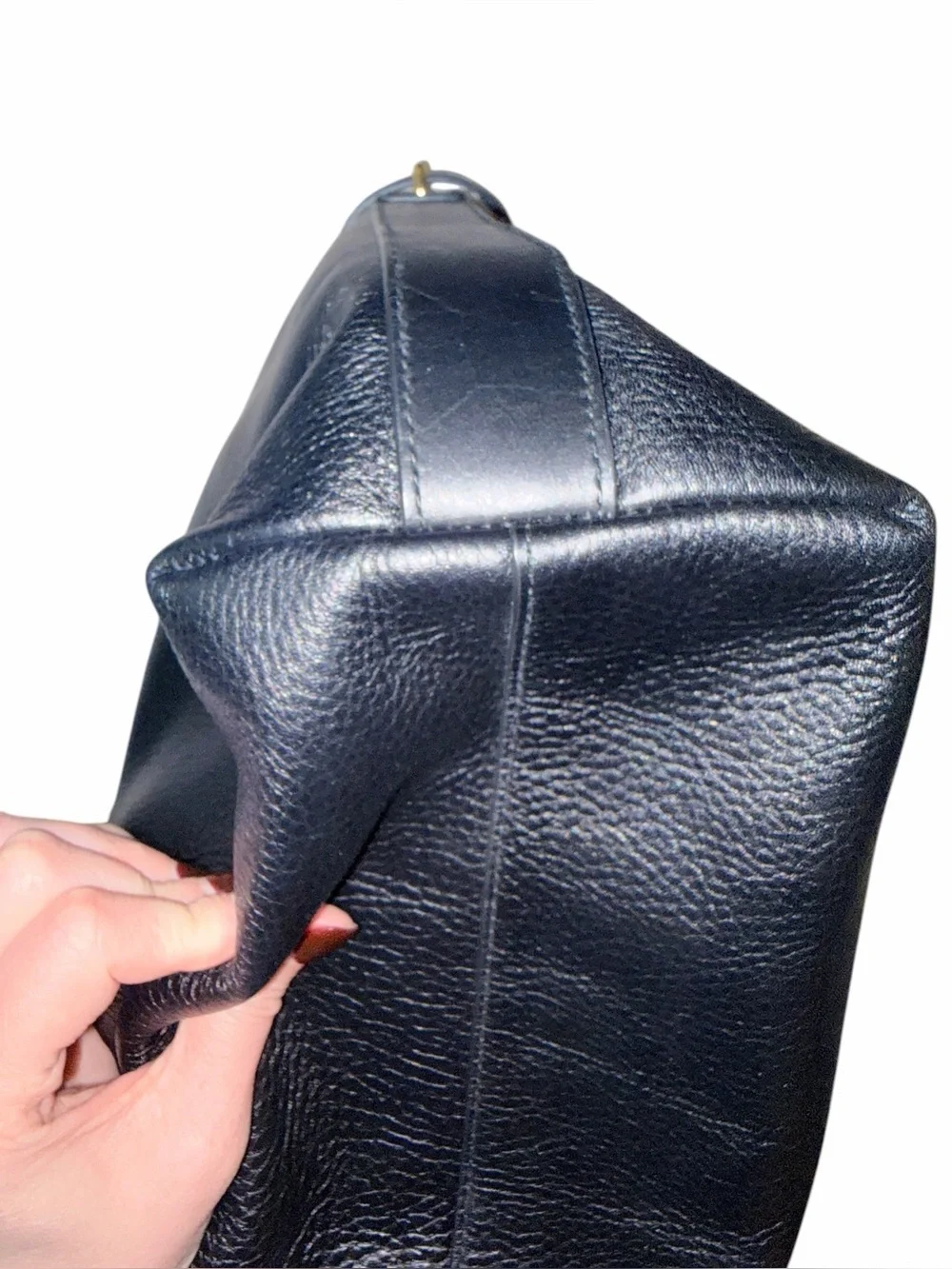 Madewell The Essential Belted Bucket Leather Tote Bag